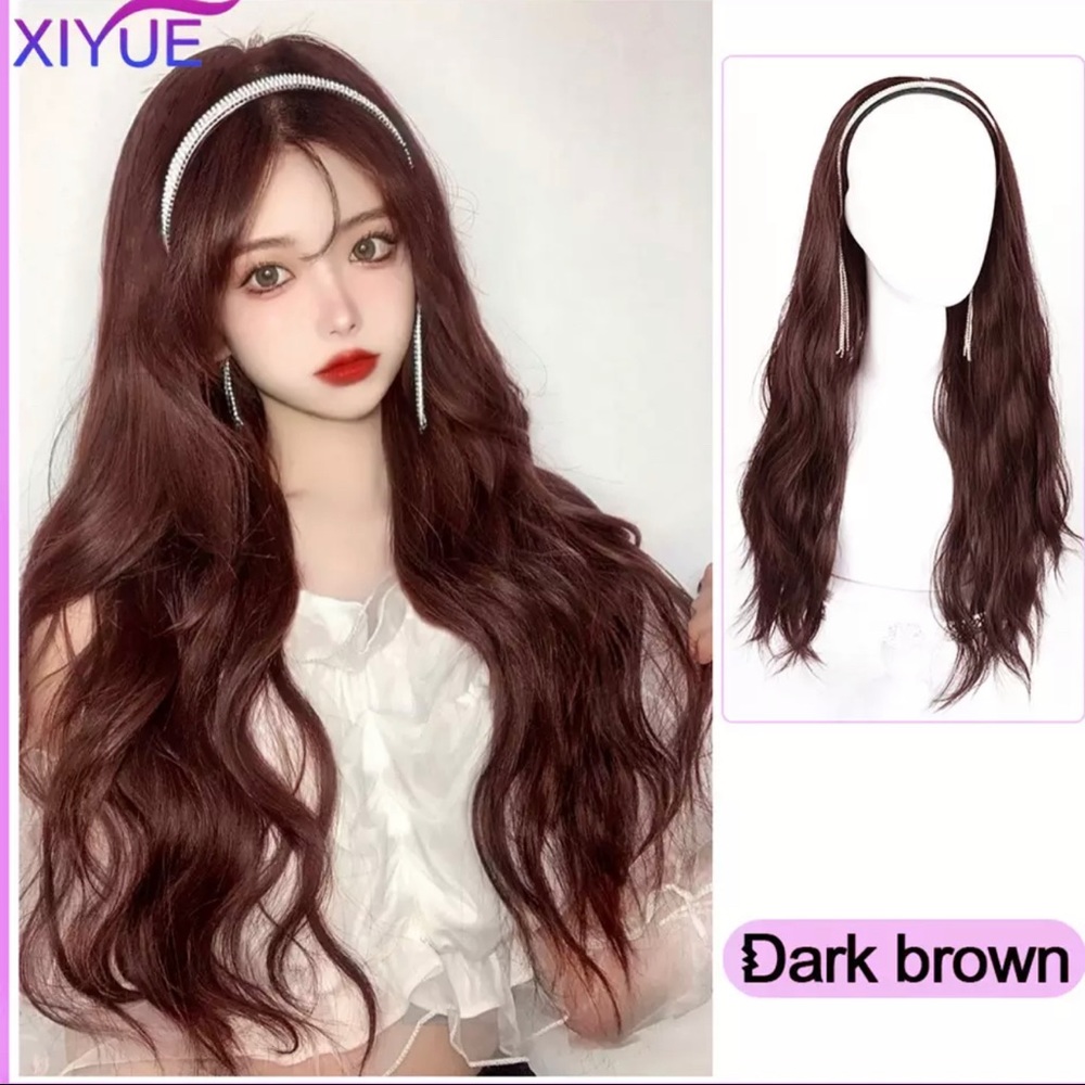 Half headband wig